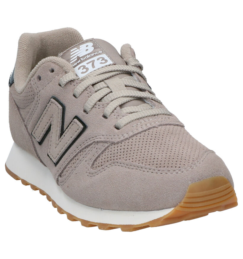 New Balance WL373 Baskets en Beige pour femmes (293659) - pour semelles orthopédiques