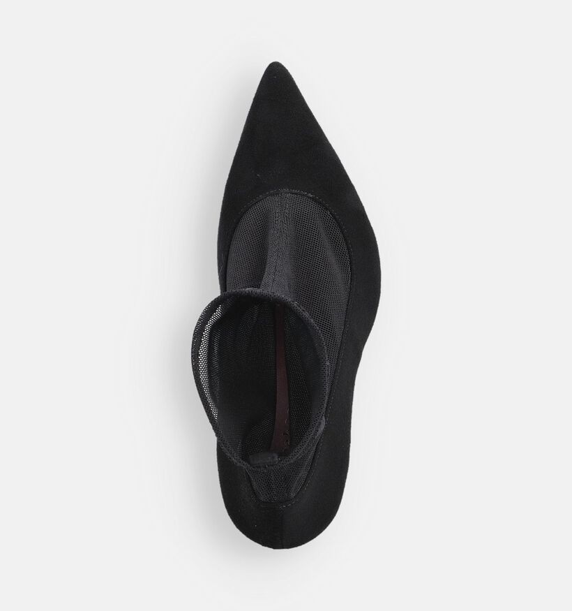 March23 Vasco Black Mesh Zwarte Pumps voor dames (364195)
