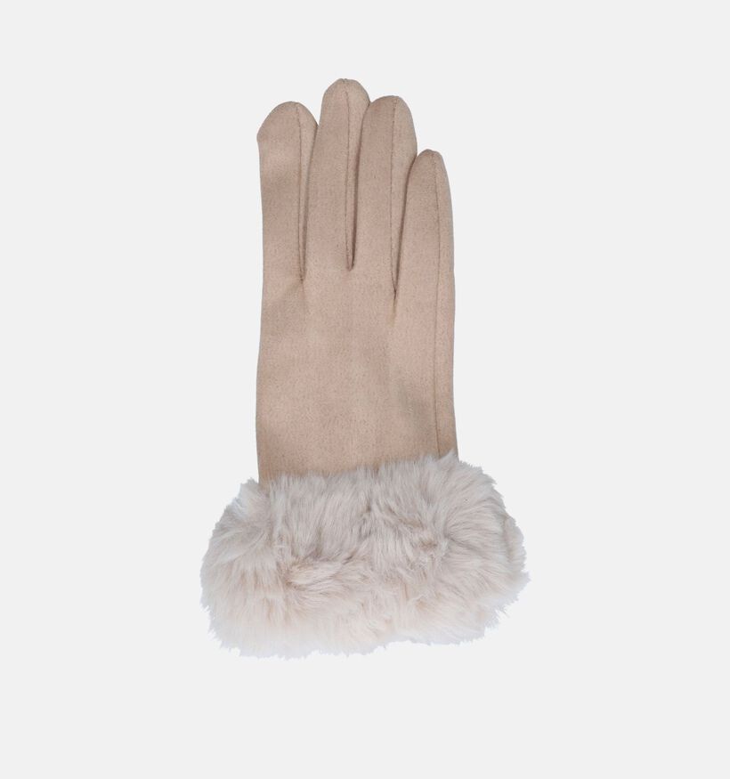 Via Limone Beige Handschoenen voor dames (345310)