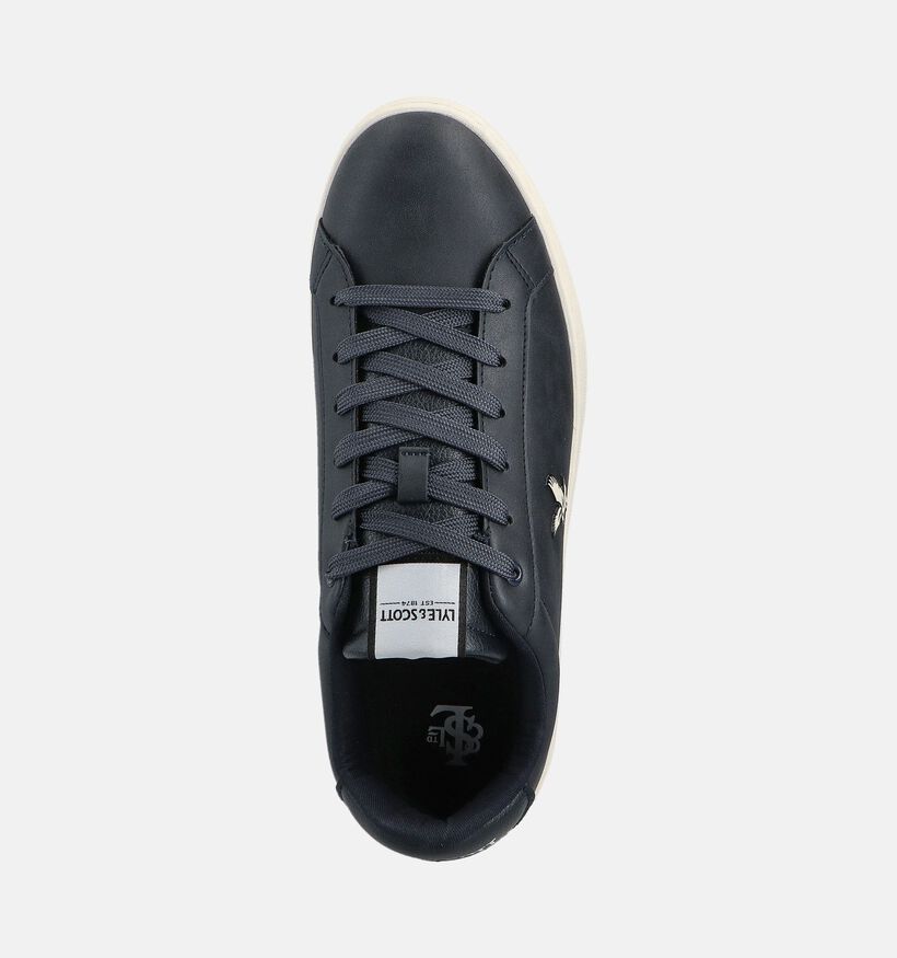 Lyle & Scott Elgin Donkerblauwe Veterschoenen voor heren (362623) - geschikt voor steunzolen