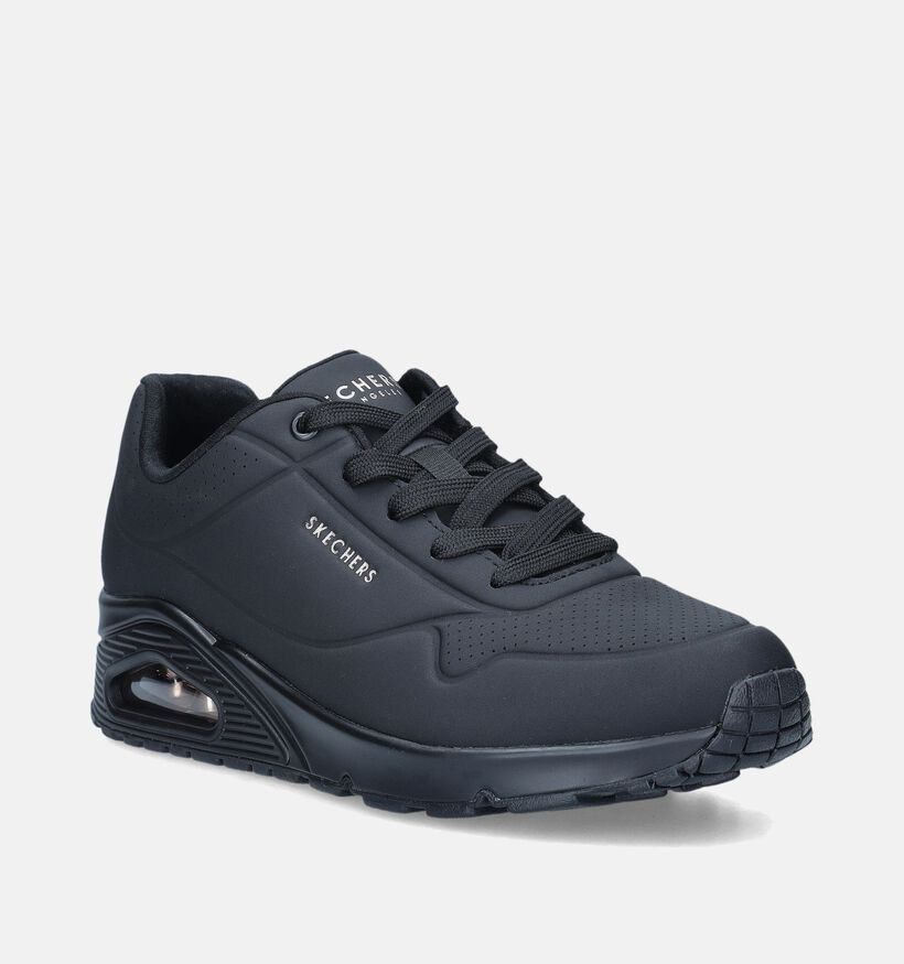 Skechers Uno Stand On Air Zwarte Sneakers voor dames (350488)