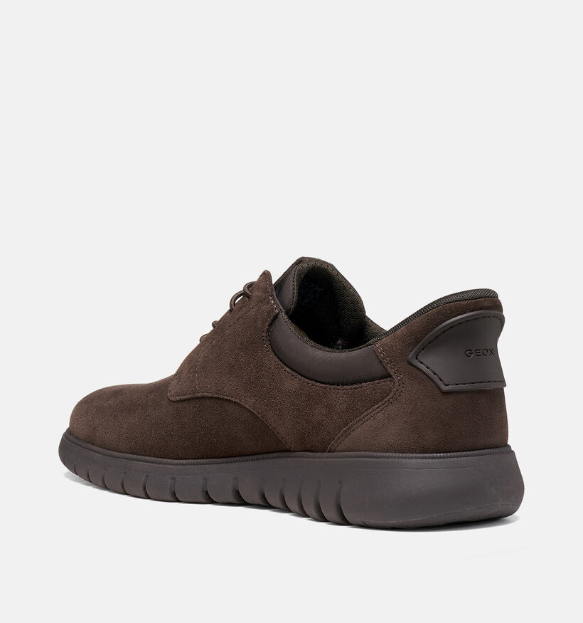 Geox Flextride Bruine Geklede Schoenen voor heren (376356) - geschikt voor steunzolen
