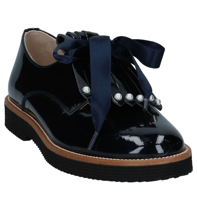 Beberlis Chaussures basses en Bleu foncé en cuir (230255)