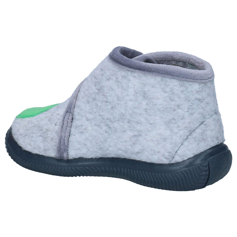 Milo & Mila Pantoufles pour bébé en Gris clair en textile (300002)