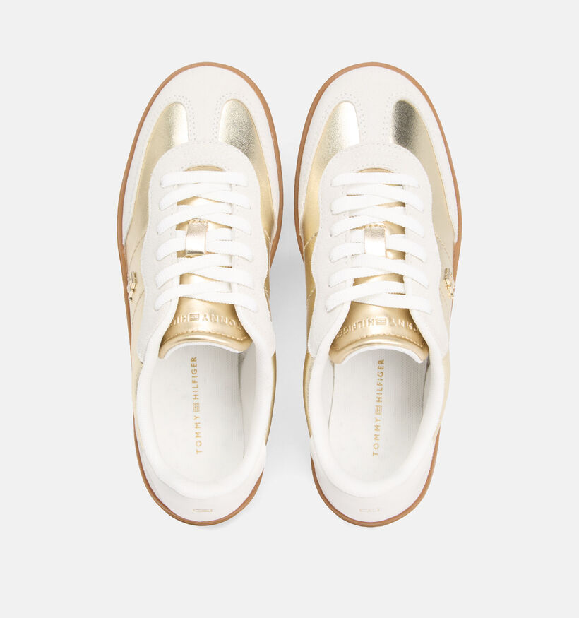 Tommy Hilfiger Mu Jackie Metallic Gouden Sneakers voor dames (366169) - geschikt voor steunzolen