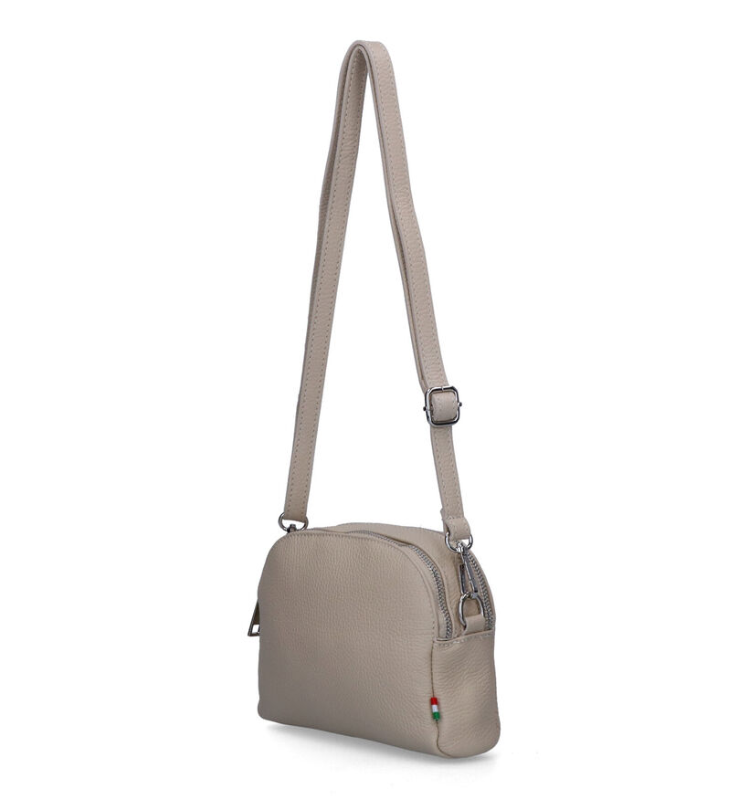 Time Mode Beige Crossbody Tas in leer (327474)