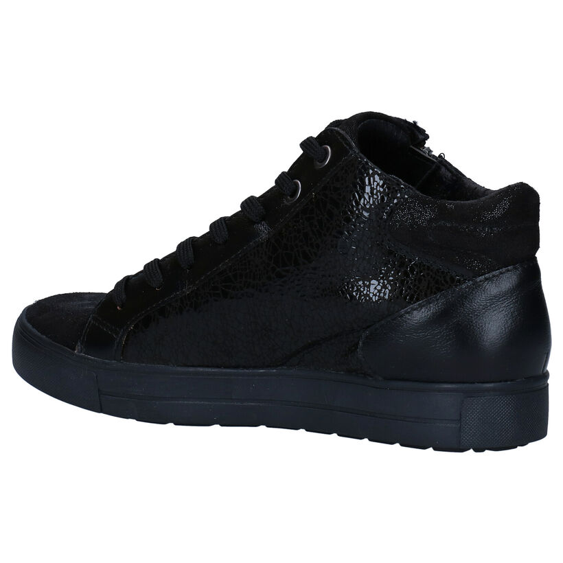 Mirel Baskets montantes en Noir en cuir (279835)