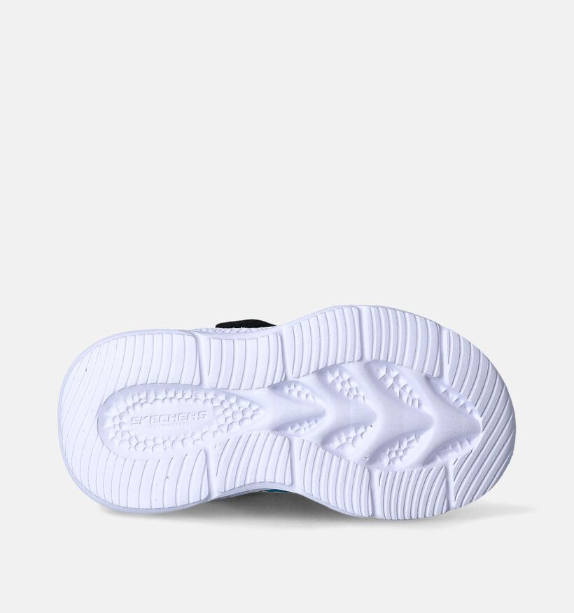 Skechers Meteor Lights Krendox Blauwe Sneakers voor meisjes (361589)