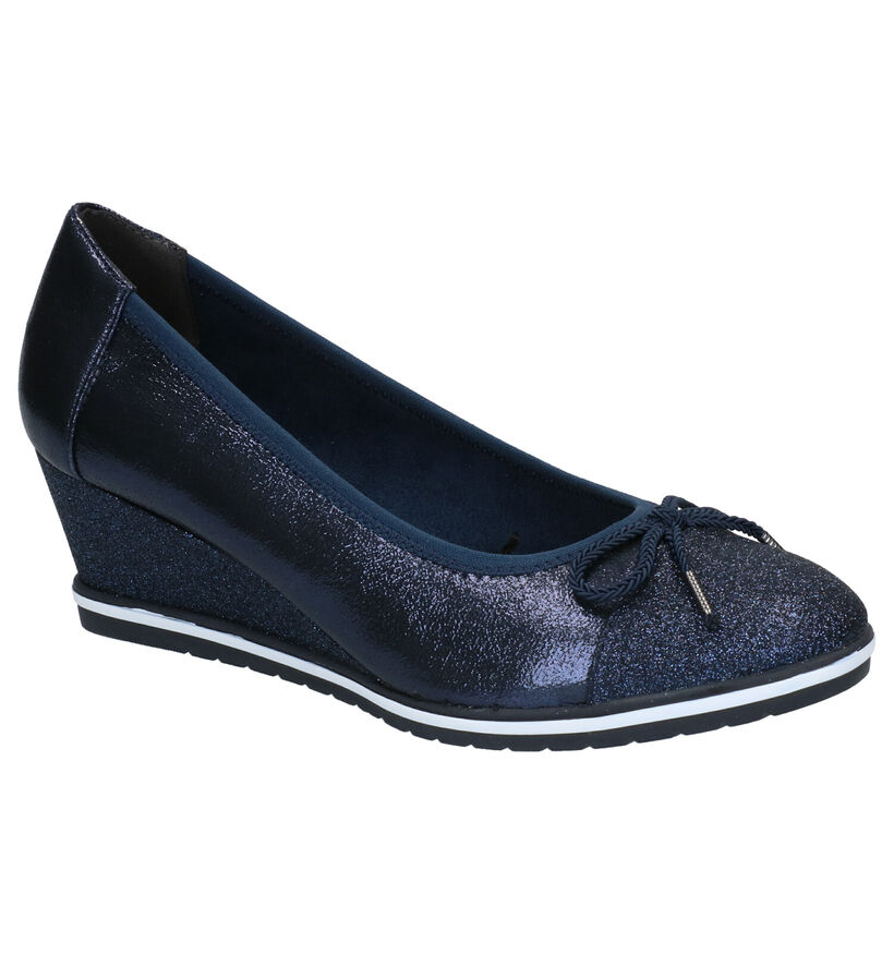 Tamaris Escarpins classique en Bleu foncé en simili cuir (270211)