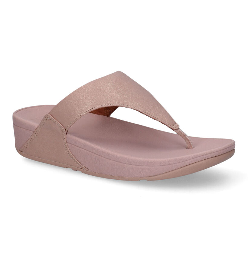 FitFlop Lulu Sparkle Roze Teenslippers in kunststof (302645)