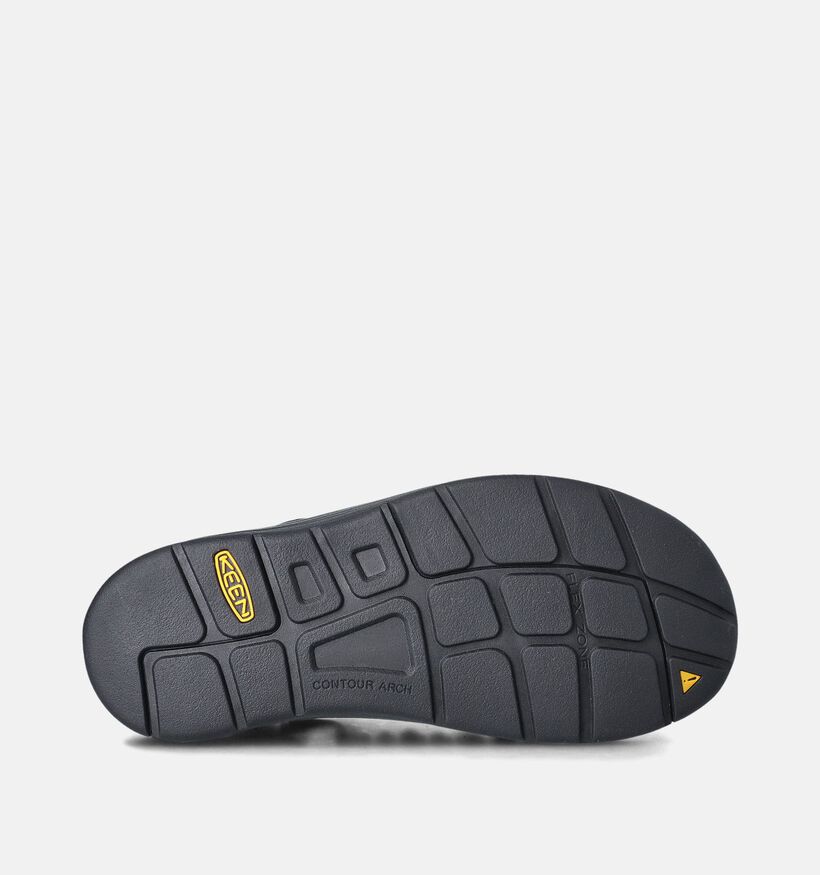 Keen Uneek Sandales plates en Noir pour femmes (356497)