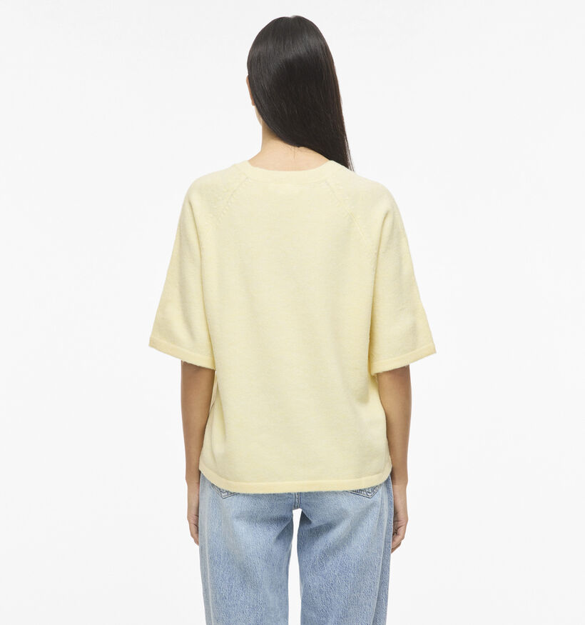 Vila Liga Knit Lichtgele Trui voor dames (368059)