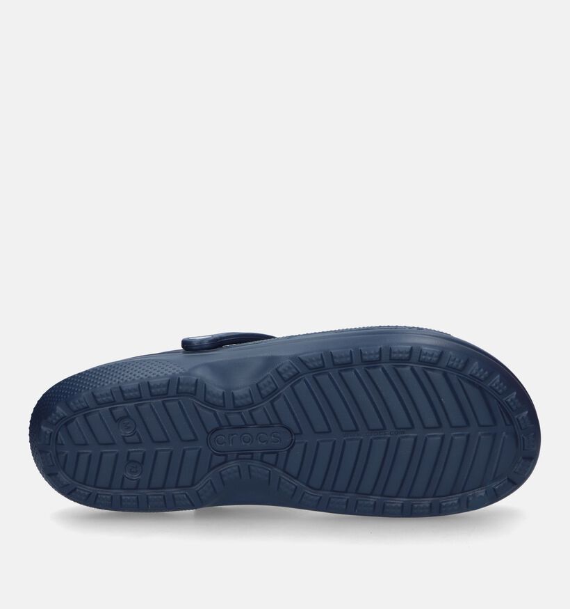 Crocs Classic Lined Blauwe Slippers voor heren (329657)