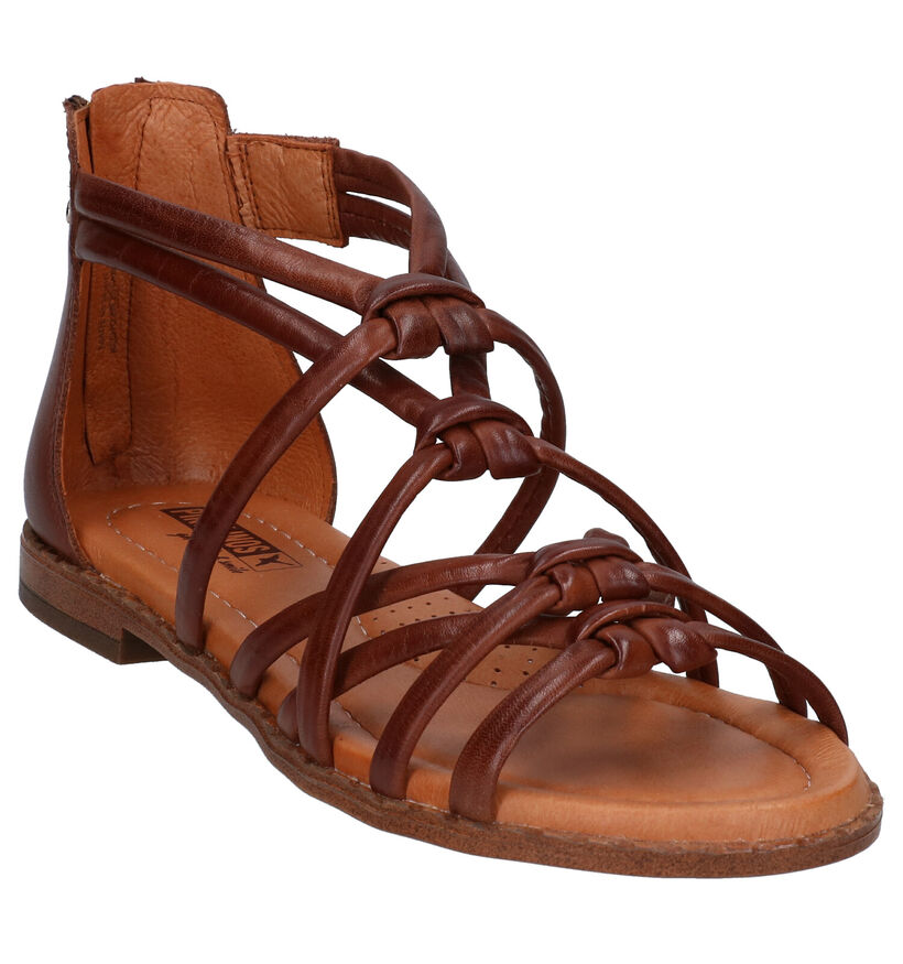 Pikolinos Algar Cognac Sandalen in leer (289113)