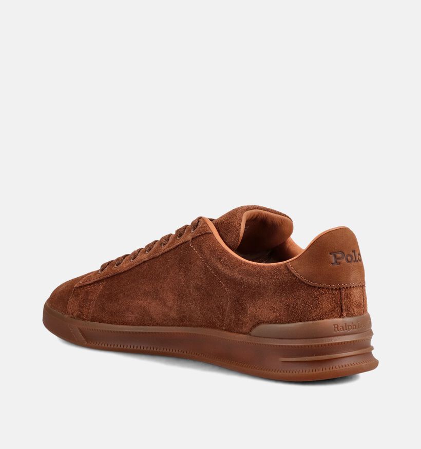 Polo Ralph Lauren Court Chaussures plates en Marron pour hommes (377252)
