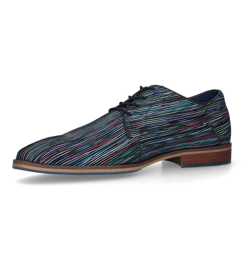 Bullboxer Chaussures classiques avec rayé en Multicolore pour hommes (334269) - pour semelles orthopédiques