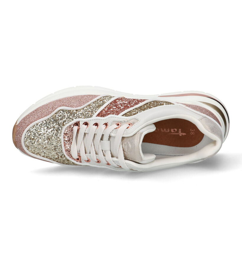 Tamaris Rose Gold Vegan Sneakers voor dames (320526) - geschikt voor steunzolen