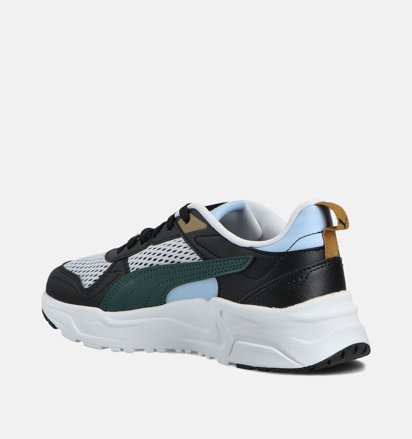 Puma Trinity LT Run Fun Baskets en Noir pour garçons, filles (359190) - pour semelles orthopédiques