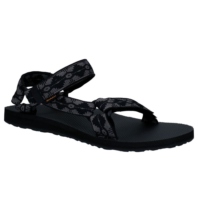 Teva Original Sandales en Gris en textile (270619)