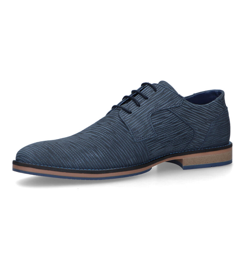 Bullboxer Chaussures classiques en Bleu pour hommes (331811) - pour semelles orthopédiques