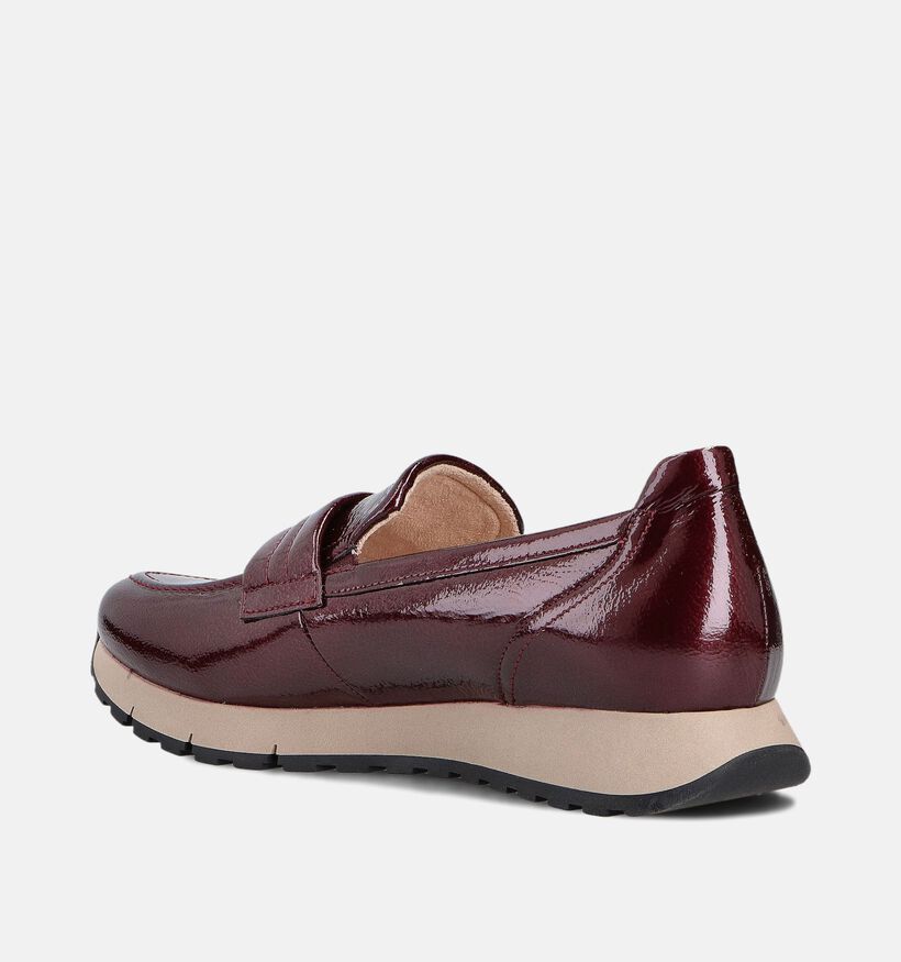 Gabor Bordeaux Loafers voor dames (360282) - geschikt voor steunzolen