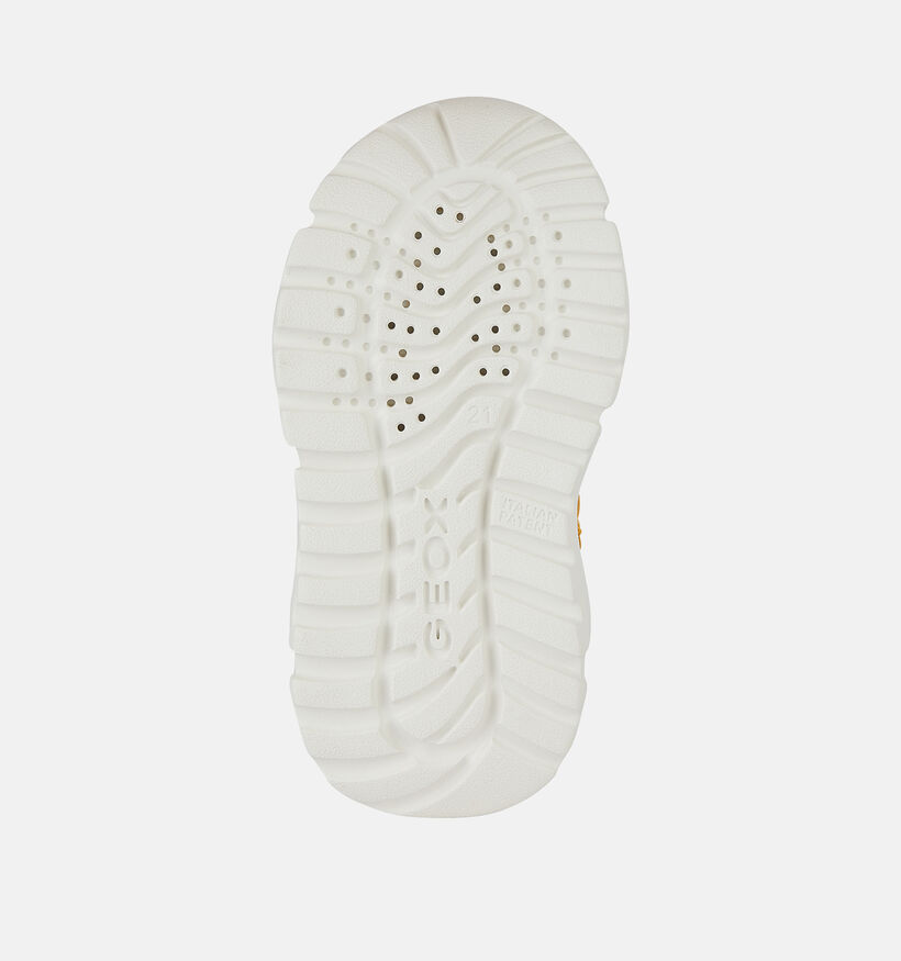 Geox Respira Baskets pour b&eacute;b&eacute; en Beige pour gar&ccedil;ons (368450) - pour semelles orthop&eacute;diques