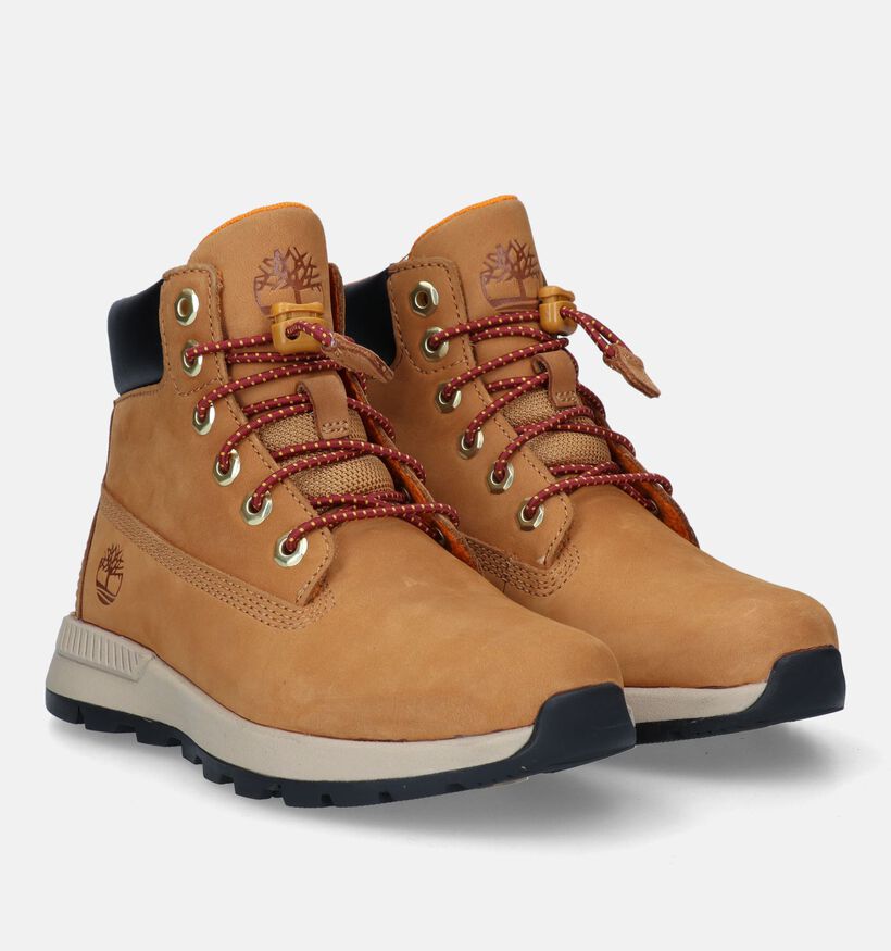 Timberland Killington Tracker Bottines en Cognac pour garçons (329080) - pour semelles orthopédiques