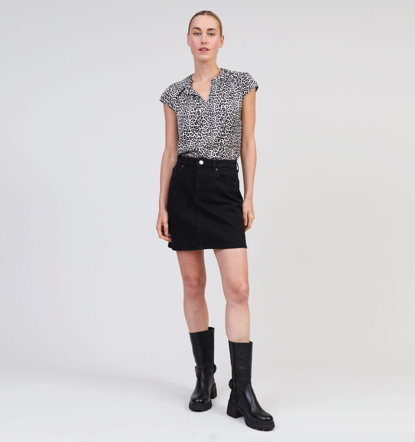 comma Bruine Blouse voor dames (345704)