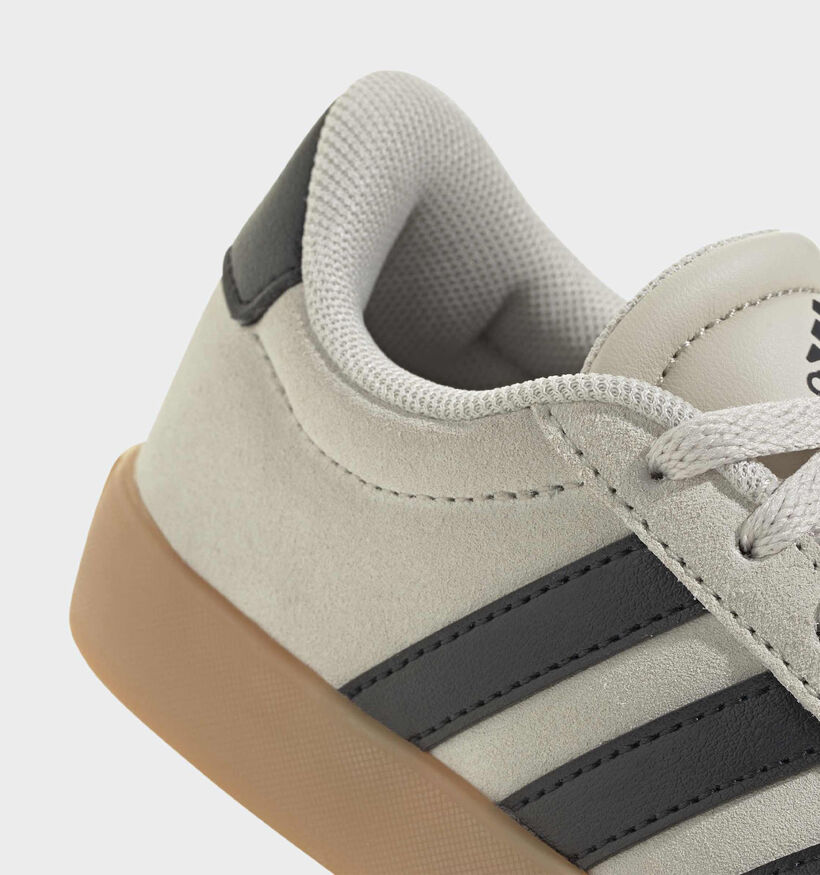 adidas VL Court 3.0 Donkergrijze Sneakers voor jongens, meisjes (366797) - geschikt voor steunzolen