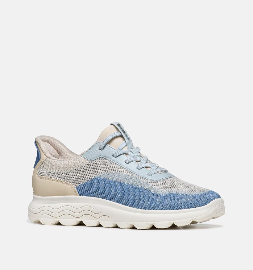 Geox Spherica Plus Blauwe Sneakers voor dames (368183) - geschikt voor steunzolen