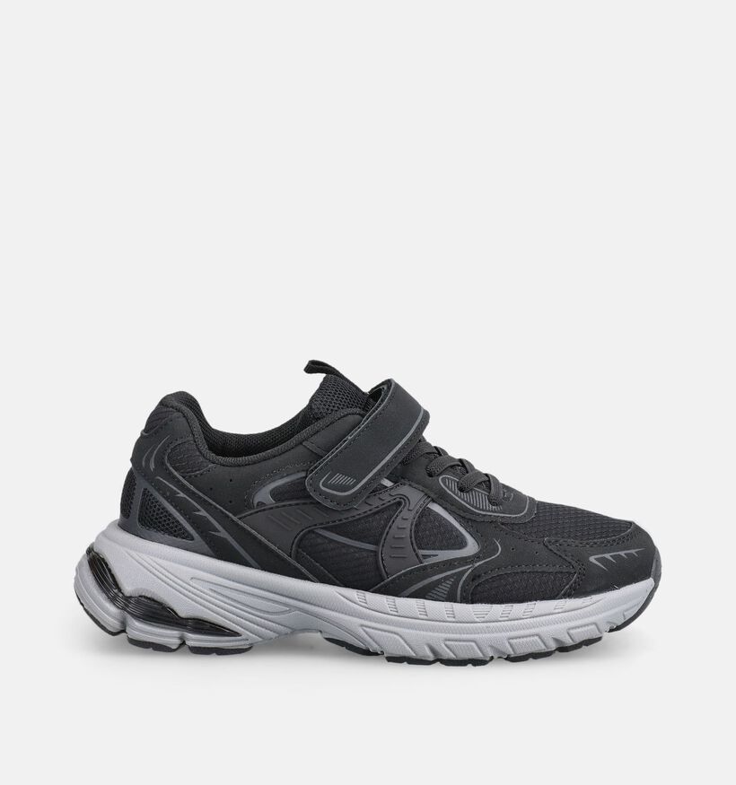 Milo & Mila Baskets basses en Noir pour filles, gar&ccedil;ons (379226) - pour semelles orthop&eacute;diques