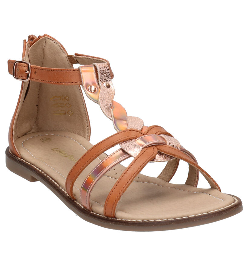 Little David Toledo Cognac Sandalen in leer (273137)