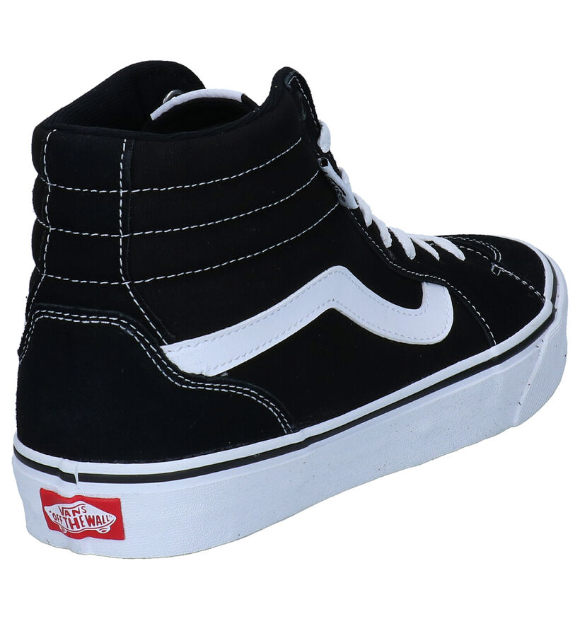 Vans Filmore Hi Baskets de skate en Noir pour hommes (328235)