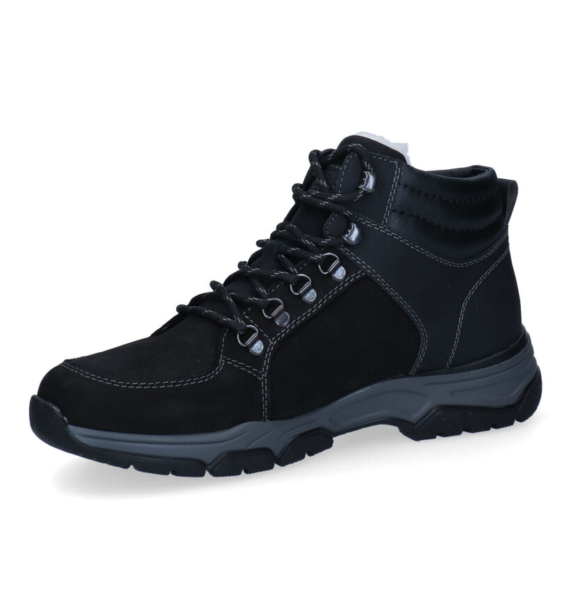 Rieker Chaussures de randonnée en Noir en nubuck (298466)