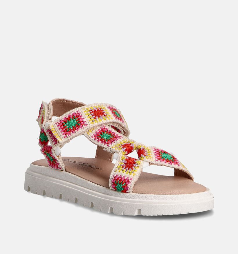 Milo & Mila Granny Square Sandalen Beige voor meisjes (359281)