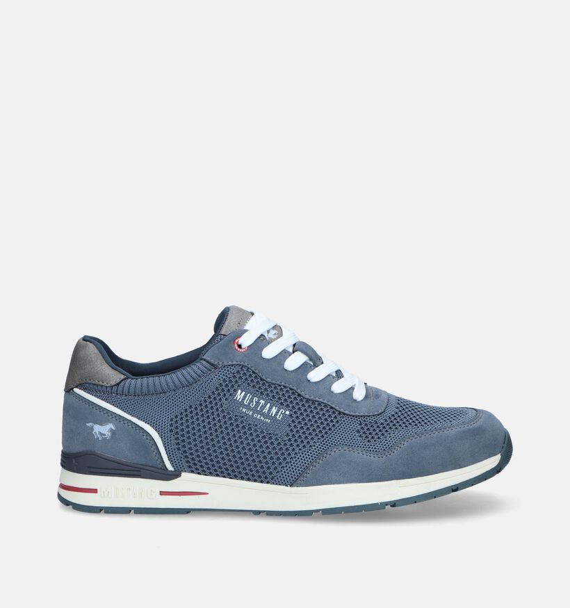 Mustang Chaussures à lacets en Bleu pour hommes (338789)