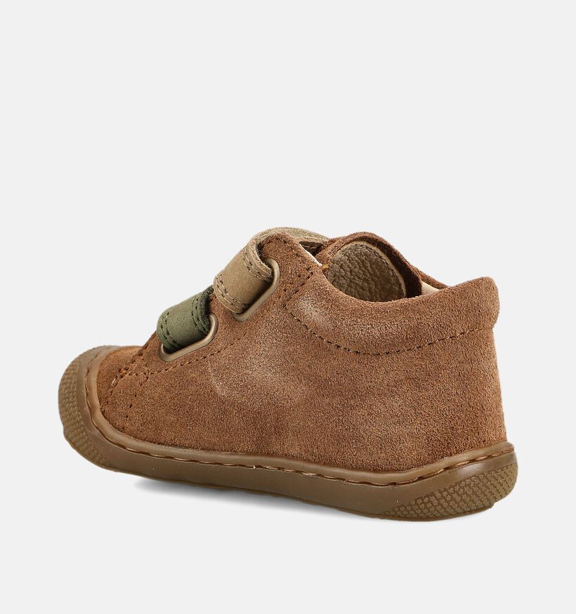 Naturino Corkel VL Bruine Babyschoenen voor jongens (380161) - geschikt voor steunzolen