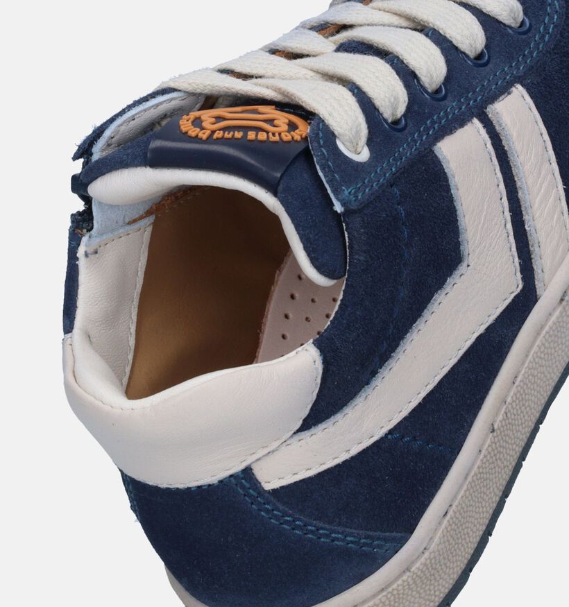 STONES and BONES Noles Bottines en Bleu pour garçons (345971) - pour semelles orthopédiques