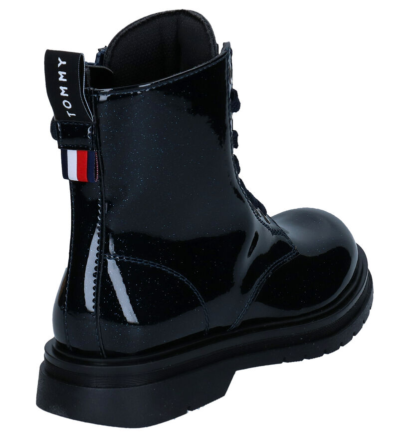Tommy Hilfiger Blauwe Bottines in lak (295386)