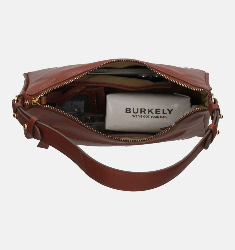 Burkely Fine Florence Cognac Schoudertas voor dames (380448)