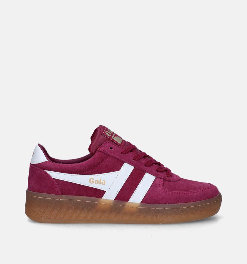 Gola Grandslam Suede CLA58 Rode Sneakers voor dames (345097) - geschikt voor steunzolen