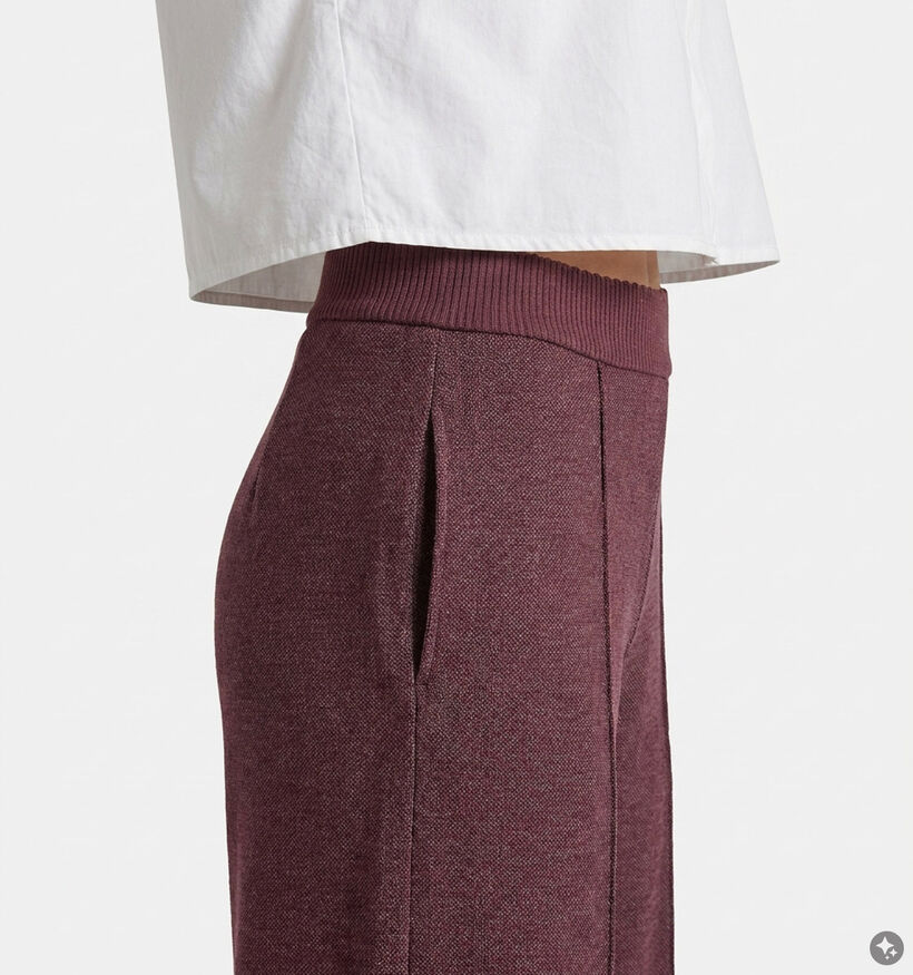 Vila Tony Pantalon classique en Bordeaux pour femmes (379773)
