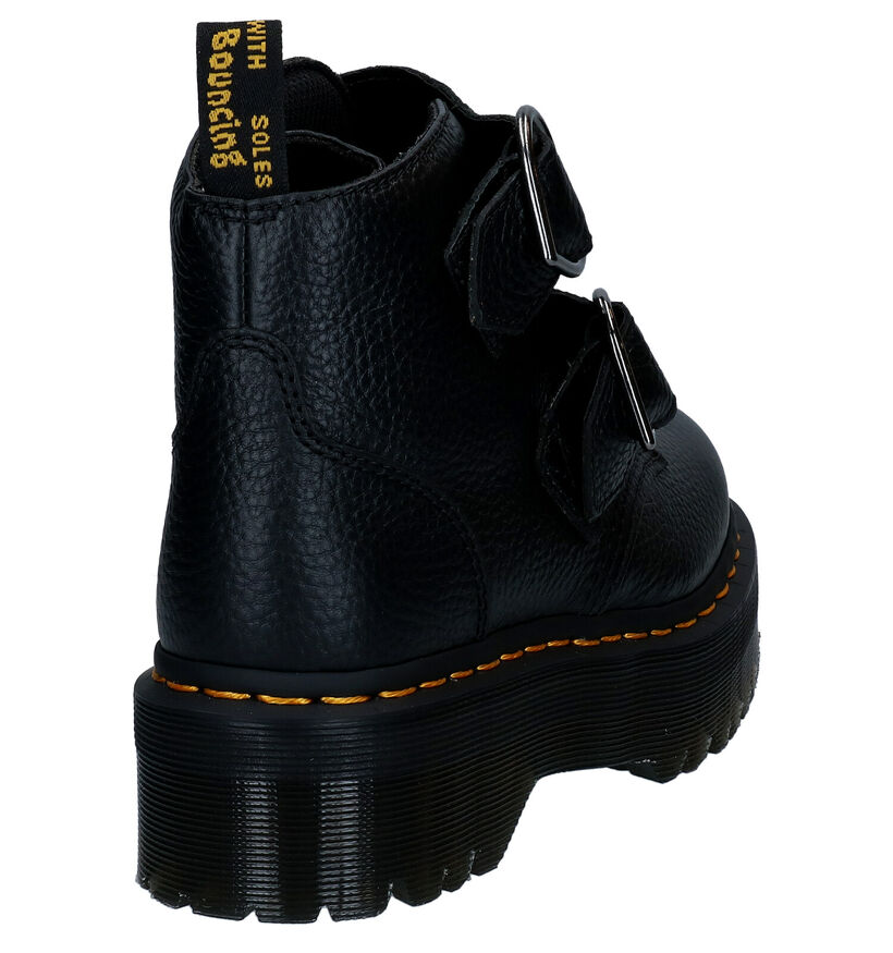 Dr. Martens Devon Heart Zwarte Boots in leer (294126)