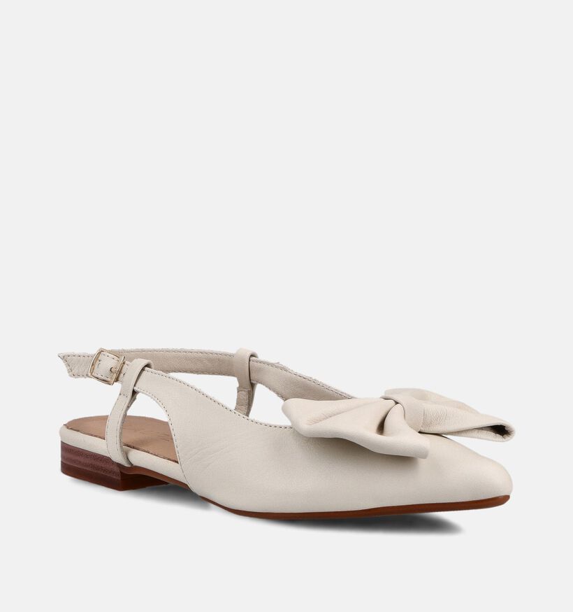 Laurent David Ballerines en Blanc pour femmes (373775)