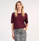 Vero Moda Bordeaux T-shirt voor dames (360089)