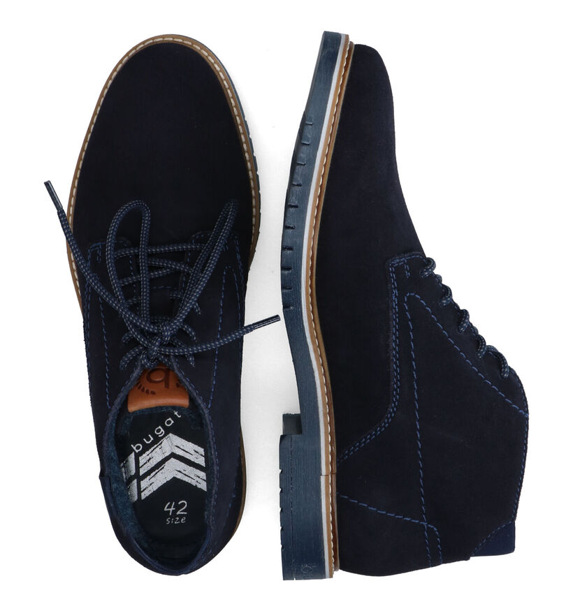 Bugatti Chaussures classiques en Bleu foncé pour hommes (328581)