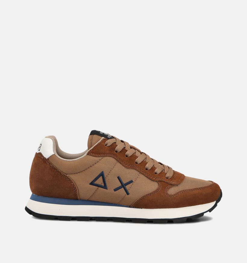 Sun68 Tom Solid Bruine Sneakers voor heren (361797) - geschikt voor steunzolen