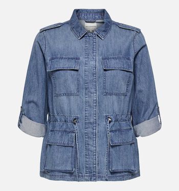 ONLY Carmakoma Manteaux Bleu