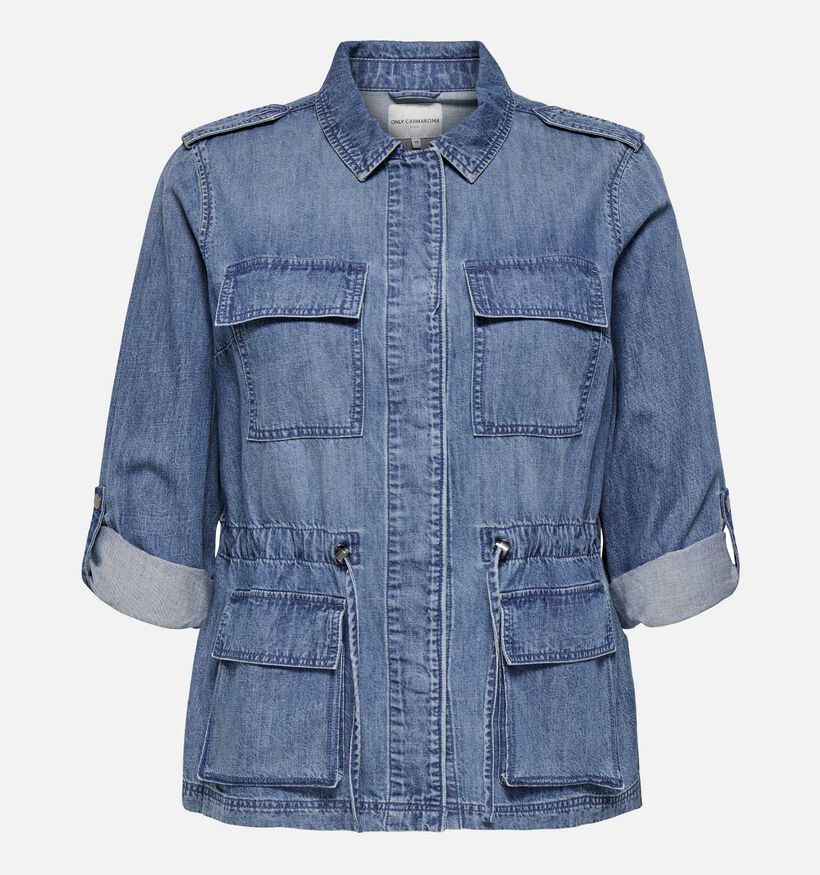 ONLY Carmakoma Enya Utility Manteau en Bleu pour femmes (374884)