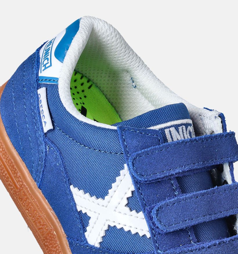 Munich Gresca Blauwe Velcroschoenen voor jongens (361891) - geschikt voor steunzolen